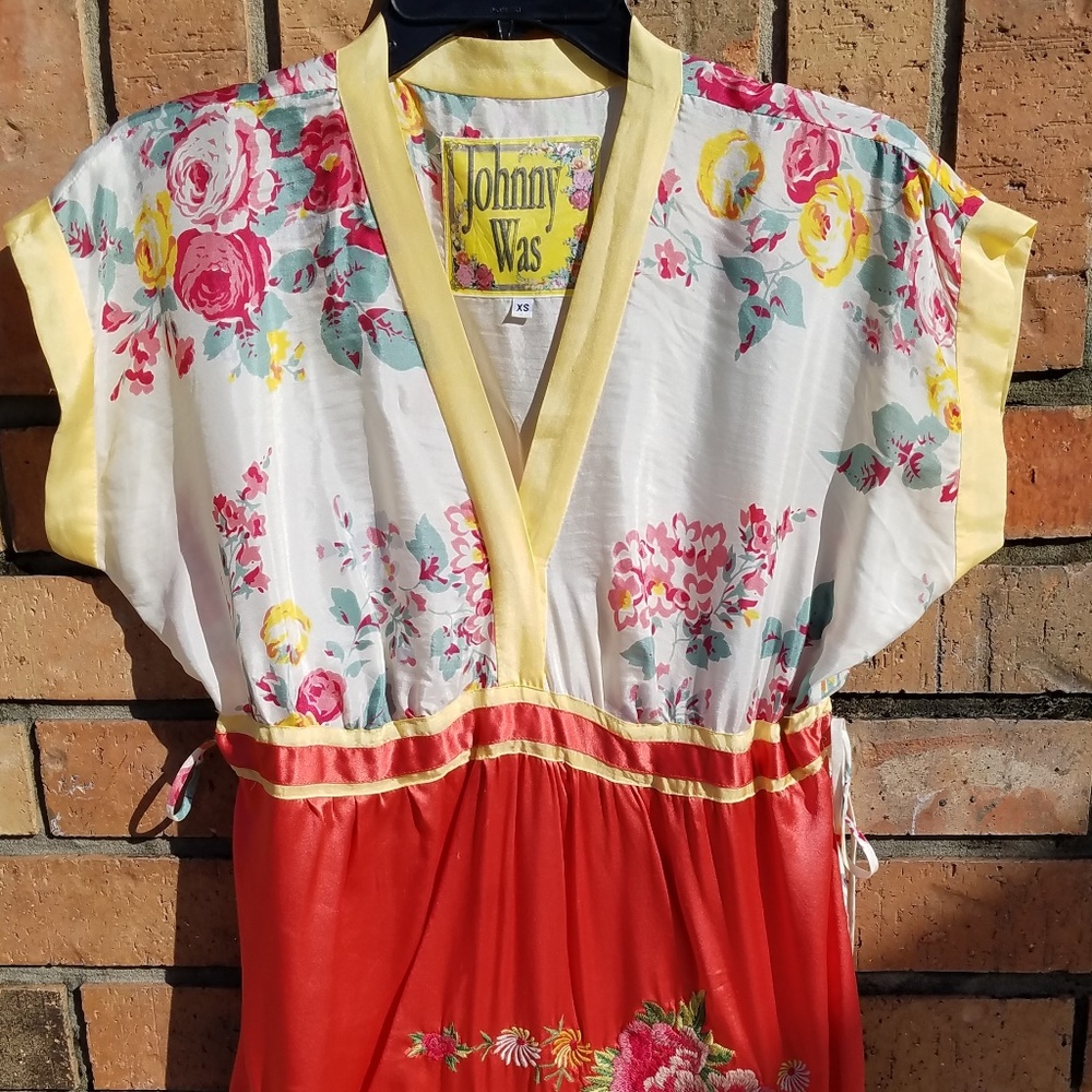 JOHNNY WAS WOMENS DRESS SZ. XS
